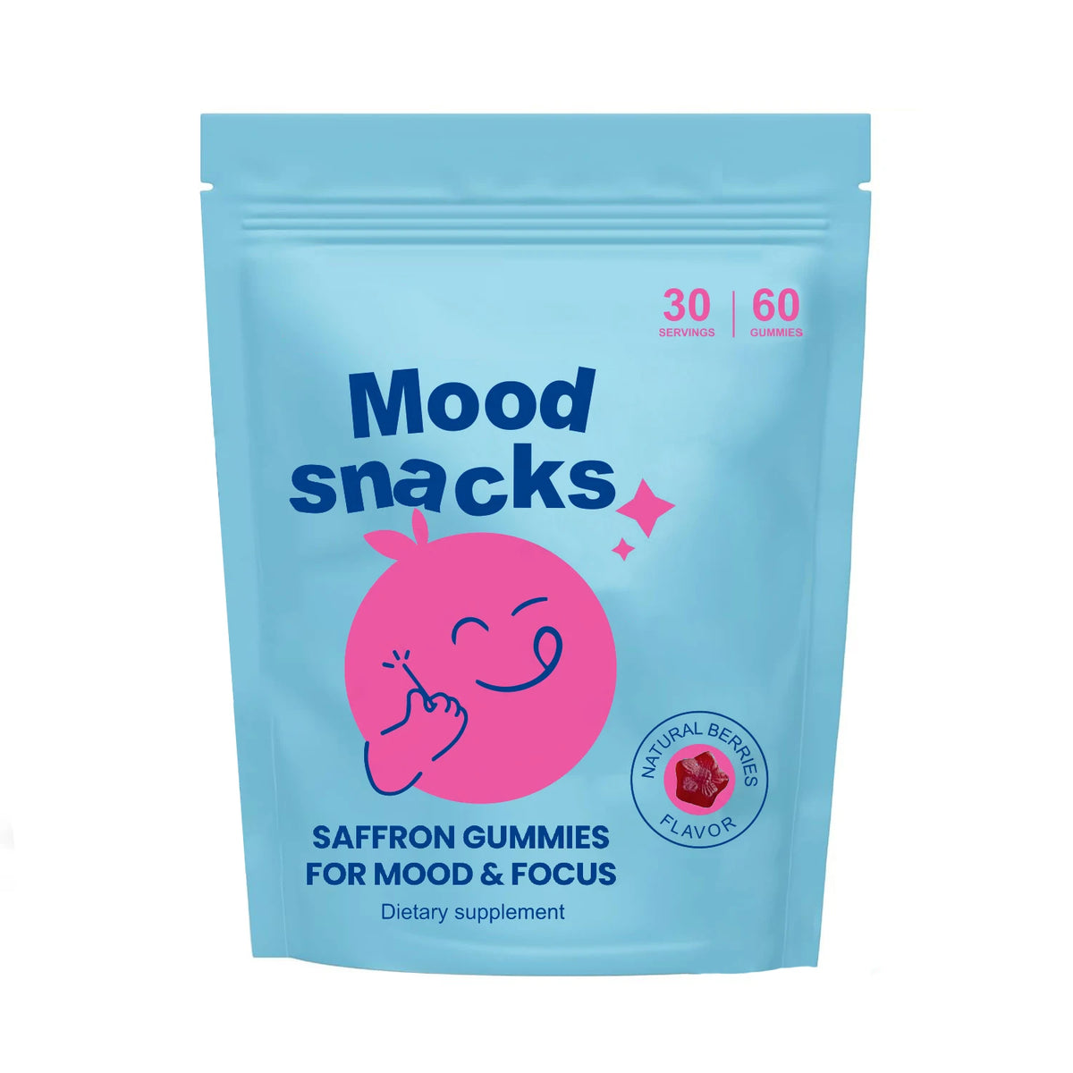 Mood Saffron Gummies for Kids 4+ | Saffron Supplement with GABA, Passion Flower - Brain Support & Kids Focus Gummies, Sugar Free