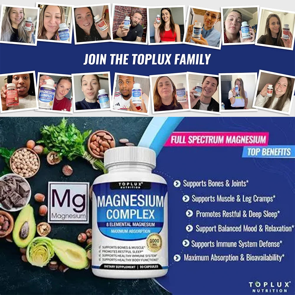 Magnesium Complex 1000 mg – 8 Forms for Maximum Absorption