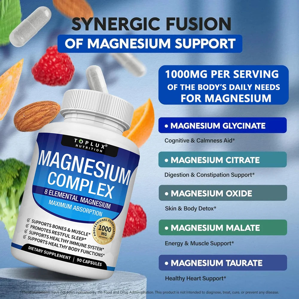 Magnesium Complex 1000 mg – 8 Forms for Maximum Absorption