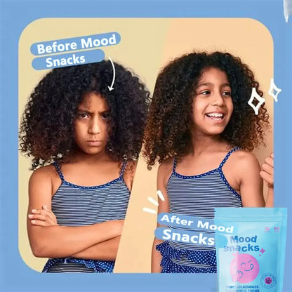Mood Saffron Gummies for Kids 4+ | Saffron Supplement with GABA, Passion Flower - Brain Support & Kids Focus Gummies, Sugar Free