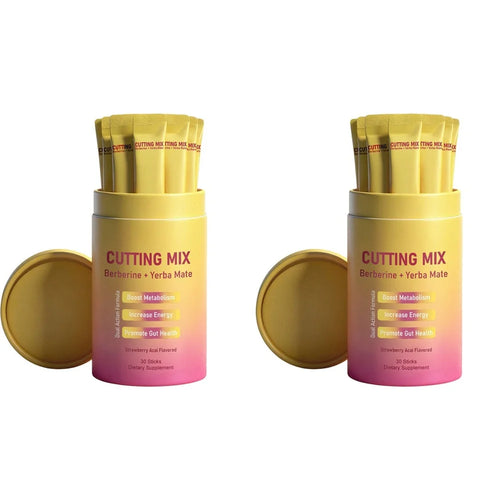 Berberine HCl And Yerba Mate Powder Drink Mix with Chromium Vitamin B6 & B12 30 Sticks Daily Weight Management Supplement