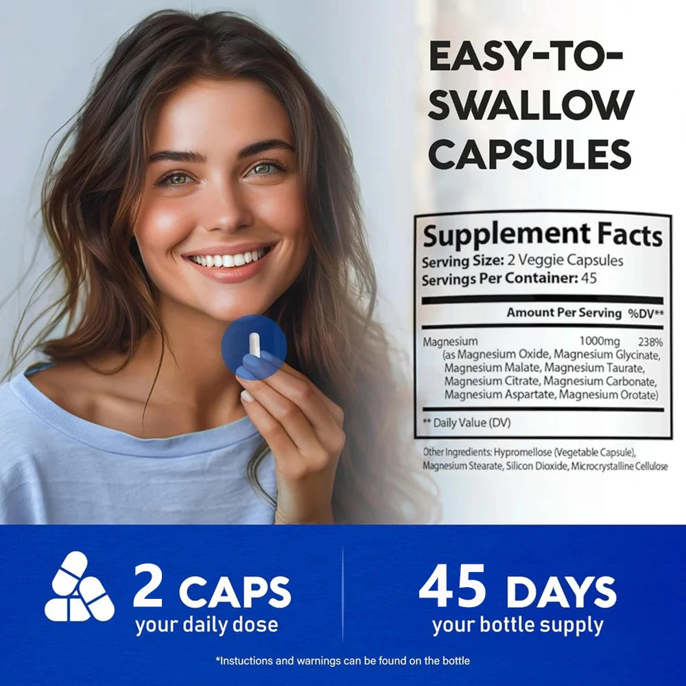 Magnesium Complex 1000 mg – 8 Forms for Maximum Absorption