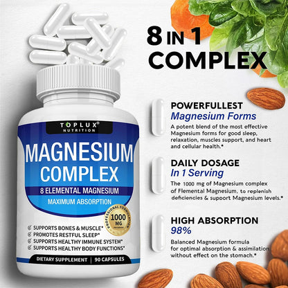 Magnesium Complex 1000 mg – 8 Forms for Maximum Absorption